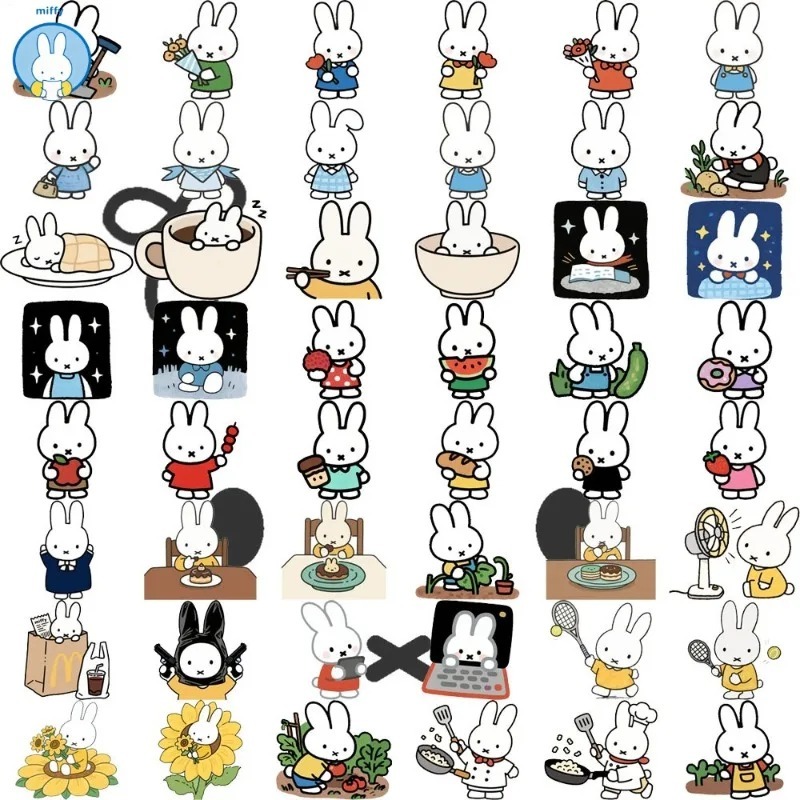 Baby Products Keeping Bag - Poster Decorativo Kawaii Miffy Serie Cartoon